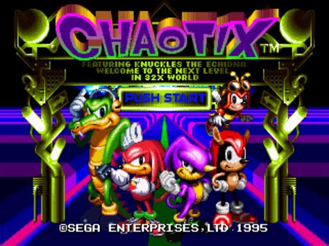 Knuckles' Chaotix ROM 32X 